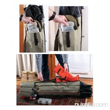Fishing Rod Bag Carrier Canvas Tackle Reel Storage Organizer Holder